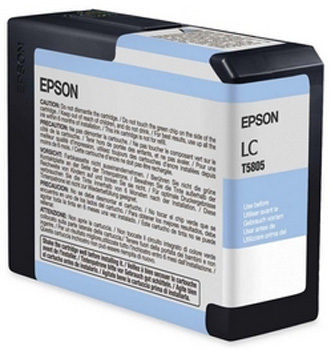 Картридж для плоттеров Epson T5805 Light Cyan 80 мл (C13T580500)
