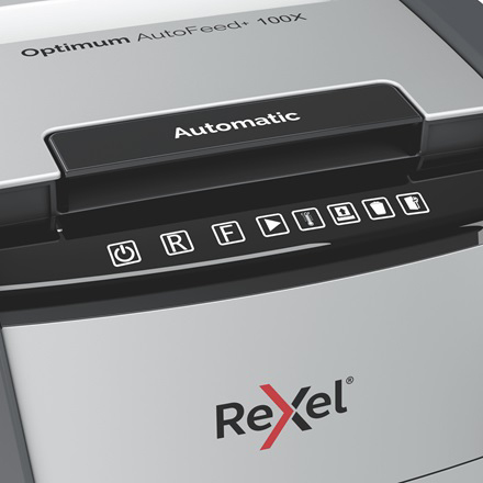 Шредер (уничтожитель) Rexel Optimum Auto+ 100X (4x28мм)