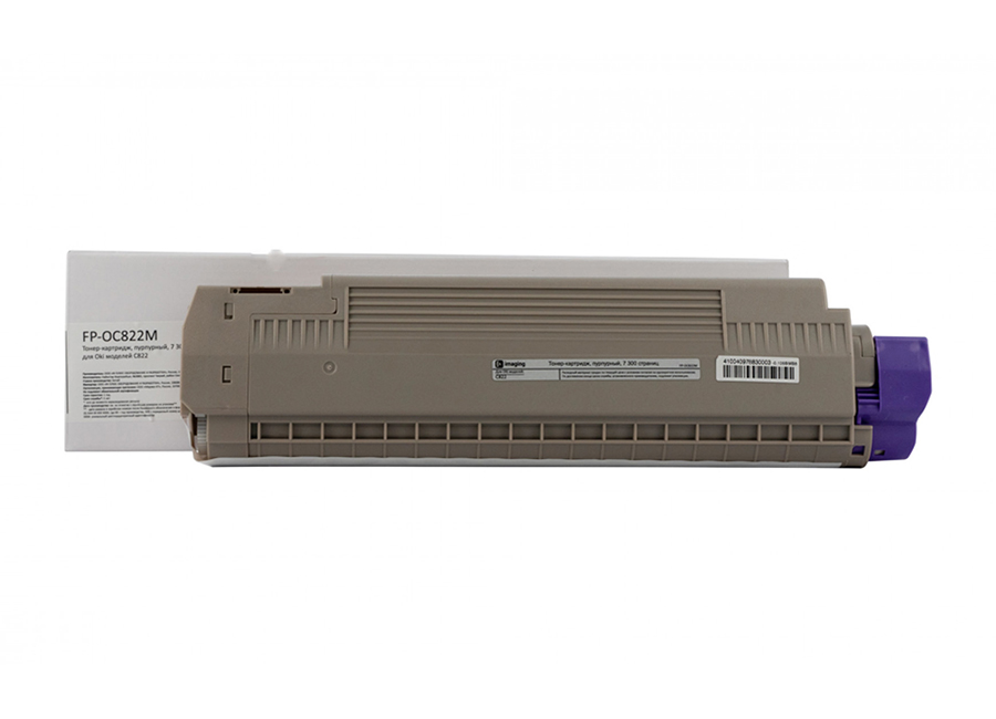 Картридж с тонером Fplus FP-OC822M, пурпурный, 7300 стр.