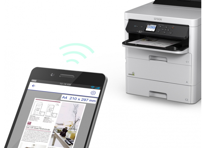 Принтер Epson WorkForce Pro WF-C529RDW + extra tray (C11CG79401BU)