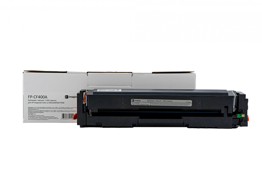 Картридж F+ Imaging FP-CF400A, черный, 1500 стр.