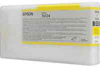 Картридж для плоттеров Epson T6534 Yellow 200 мл (C13T653400)