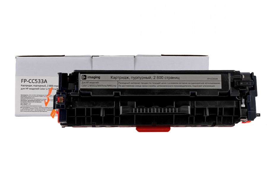 Картридж F+ Imaging FP-CC533A, пурпурный, 2800 стр.
