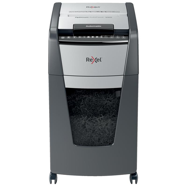Шредер (уничтожитель) Rexel Optimum AutoFeed+ 300X (4x25 мм)