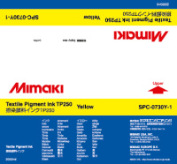 Чернила для плоттеров Mimaki TP250 Yellow
