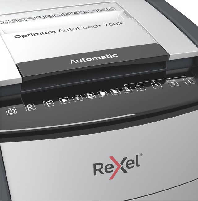 Шредер (уничтожитель) Rexel Optimum AutoFeed+ 750X (4x30 мм)