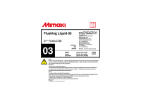 Промывочная жидкость Mimaki FL003-Z-BB-1