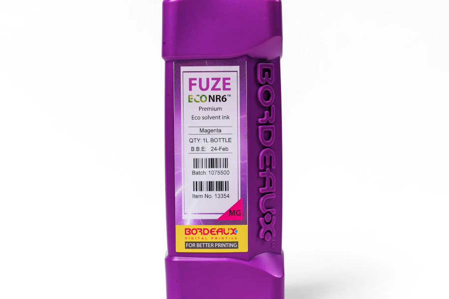 Чернила для плоттеров Экосольвентные Bordeaux FUZE Eco NR6 magenta, 1 л (бутыль)