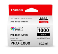 Картридж для плоттеров Canon PFI-1000MBK Matte Black 80 мл (0545C001)