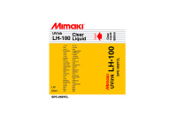Чернила для плоттеров УФ лак Mimaki LH-100UV LED, 600мл