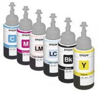 Контейнер со светло-голубыми чернилами Epson T6735 для L800 (C13T67354A)