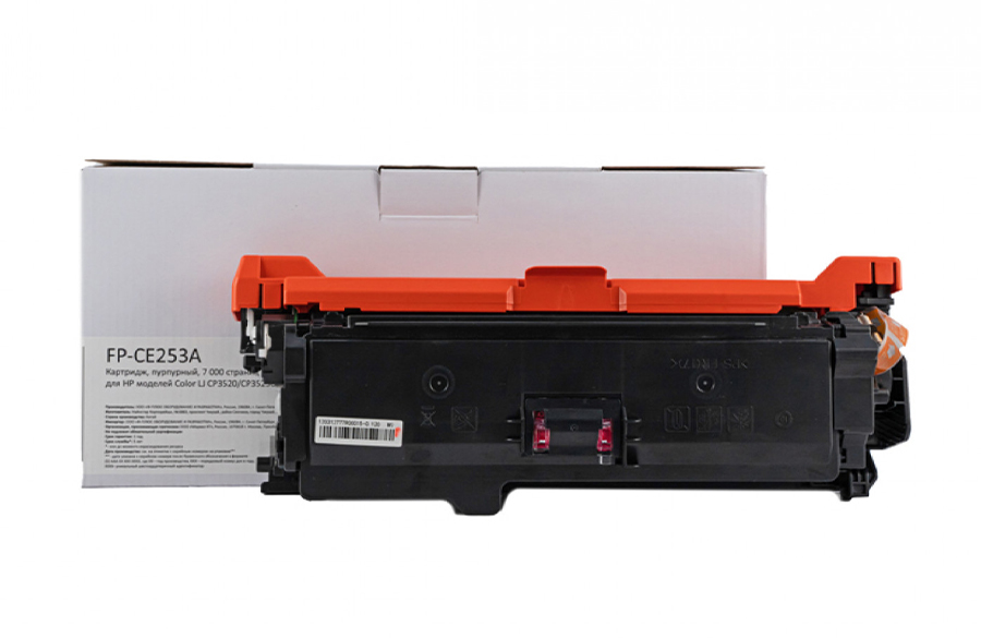 Картридж F+ Imaging FP-CE253A, пурпурный, 7000 стр.