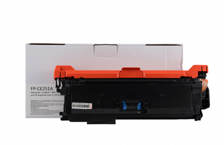 Картридж F+ Imaging FP-CE251A, голубой, 7000 стр.