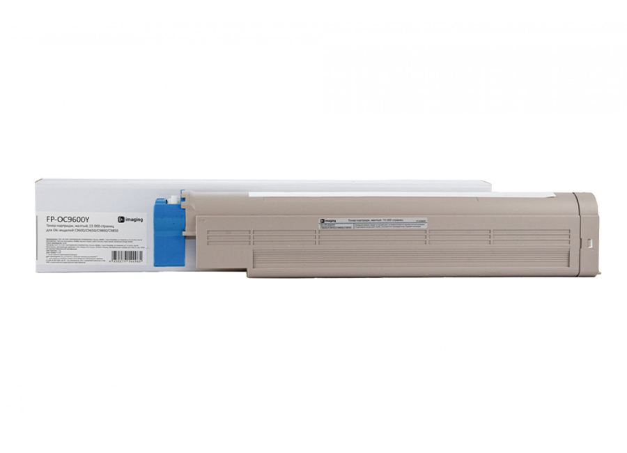 Картридж с тонером Fplus FP-OC9600Y, желтый, 15000 стр.