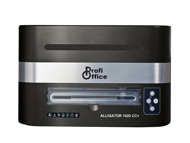 Шредер (уничтожитель) ProfiOffice Alligator 1020 CC+ (3.8x40 мм)