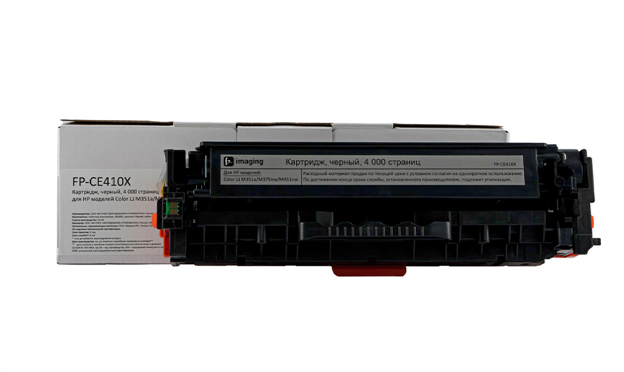 Картридж F+ Imaging FP-CE410X, черный, 4000 стр.