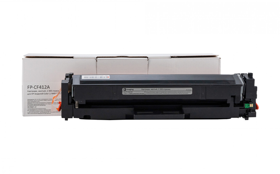 Картридж F+ Imaging FP-CF412A, желтый, 2300 стр.