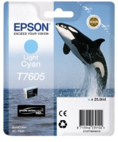 Контейнер с светло-голубыми чернилами Epson T7605 для SC-P600 (C13T76054010)