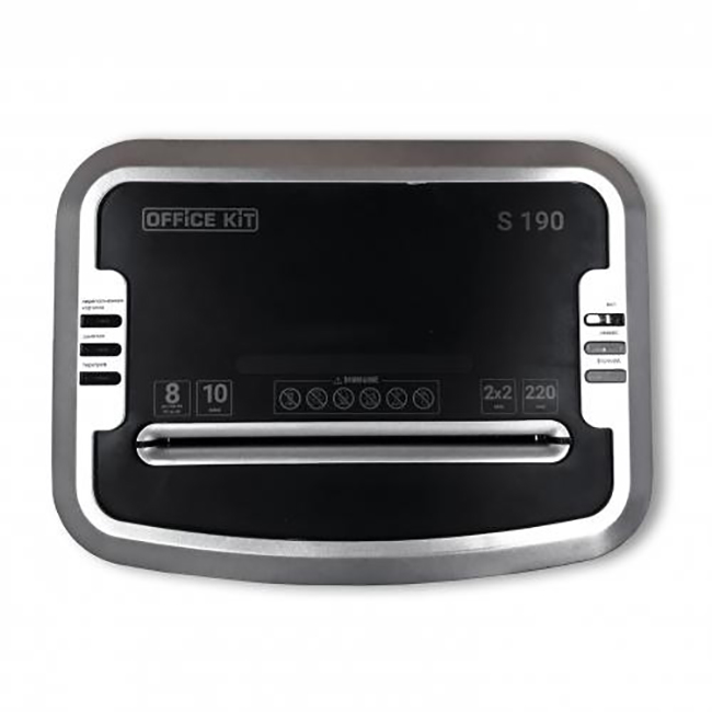 Шредер (уничтожитель) Office Kit S190 (2x2 мм)