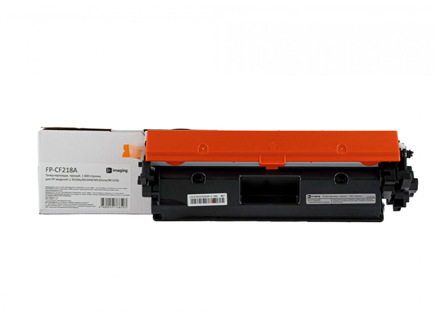 Тонер-картридж F+ Imaging FP-CF218A, черный, 1400 стр.