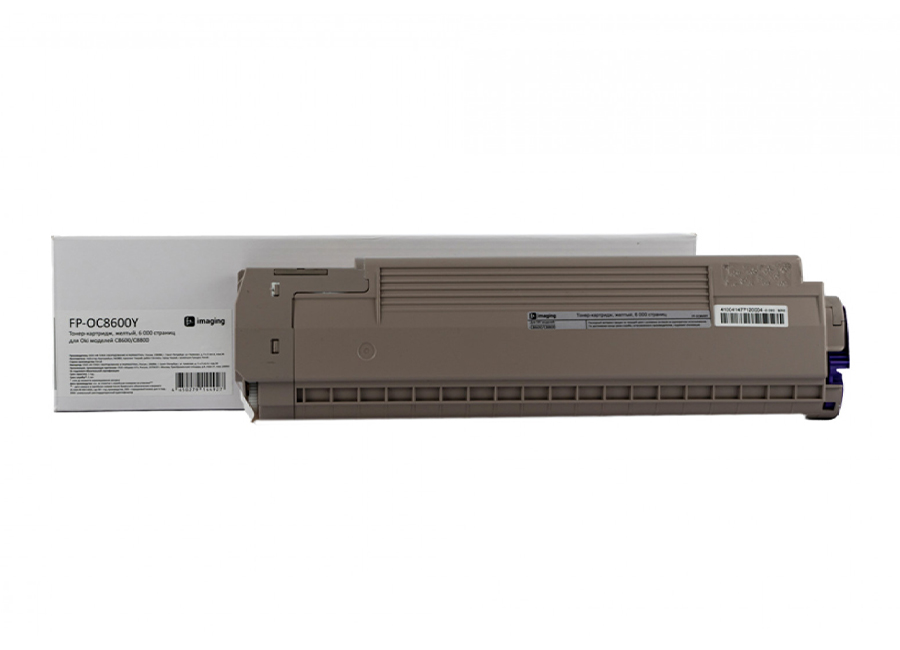 Картридж с тонером Fplus FP-OC8600Y, желтый, 6000 стр.