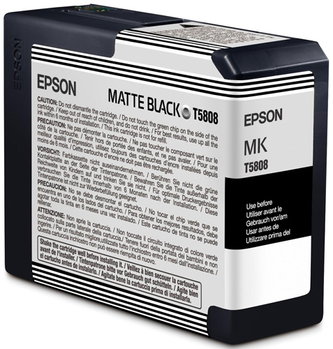 Картридж для плоттеров Epson T5808 Matte Black 80 мл (C13T580800)