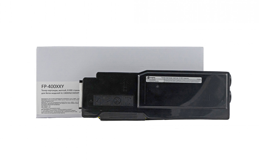 Тонер-картридж F+ Imaging FP-400XXY, желтый, 8000 стр.
