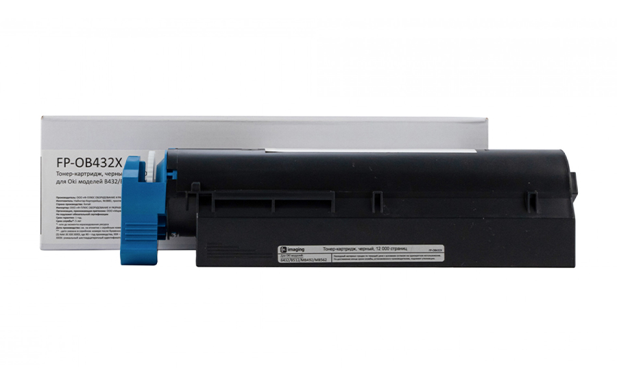 Картридж с тонером Fplus FP-OB432X, черный, 12000 стр.