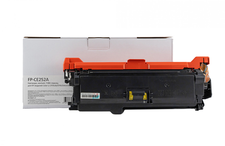 Картридж F+ Imaging FP-CE252A, желтый, 7000 стр.
