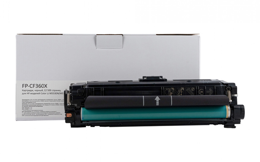 Картридж F+ Imaging FP-CF360X, черный, 12500 стр.