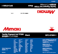 Чернила для плоттеров Mimaki TP250 Black