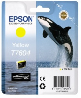 Контейнер с желтыми чернилами Epson T7604 для SC-P600 (C13T76044010)
