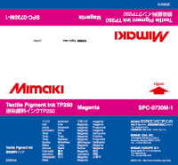 Чернила для плоттеров Mimaki TP250 Magenta