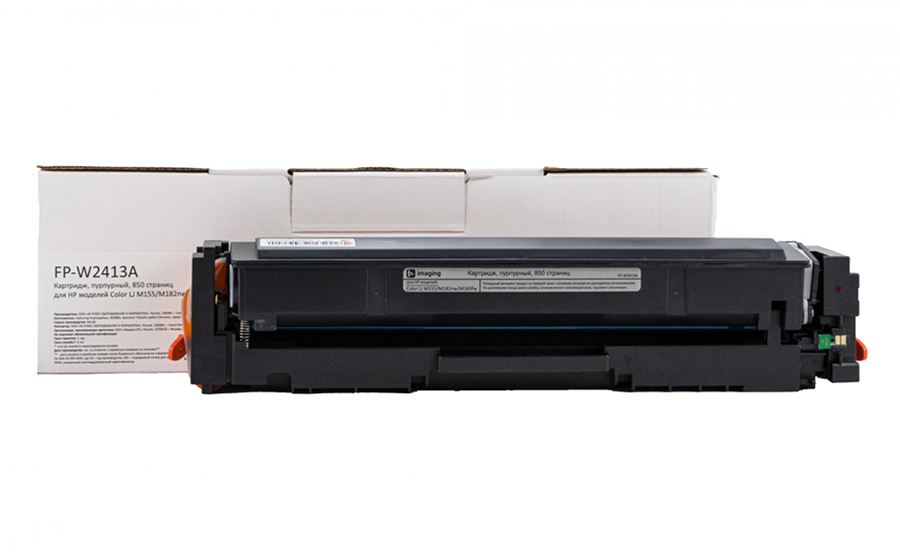 Картридж F+ Imaging FP-W2413A, пурпурный, 850 стр.