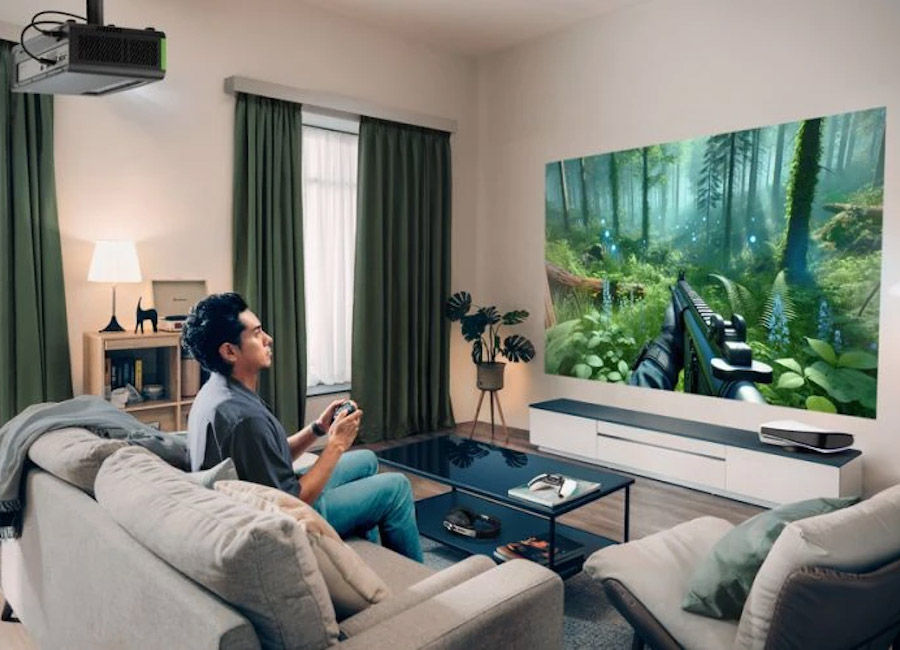 Умный светодиодный домашний проектор ViewSonic X1-4K Pro HDR со встроенным Google TV