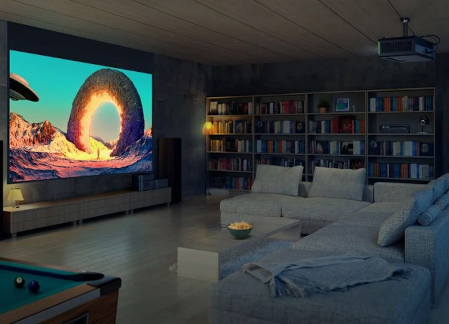Умный светодиодный домашний проектор ViewSonic X1-4K Pro HDR со встроенным Google TV