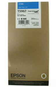Картридж для плоттеров Epson T5962 Cyan 350 мл (C13T596200)