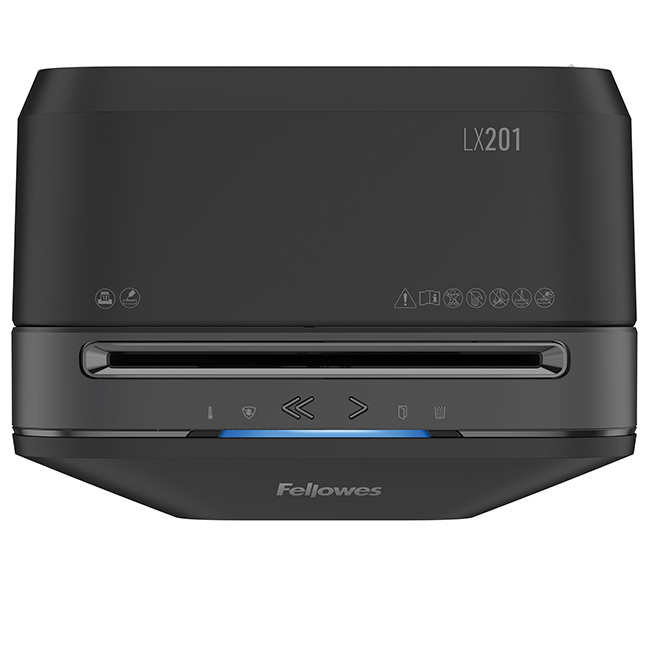 Шредер (уничтожитель) Fellowes Powershred LX201 (2x12 мм) черный