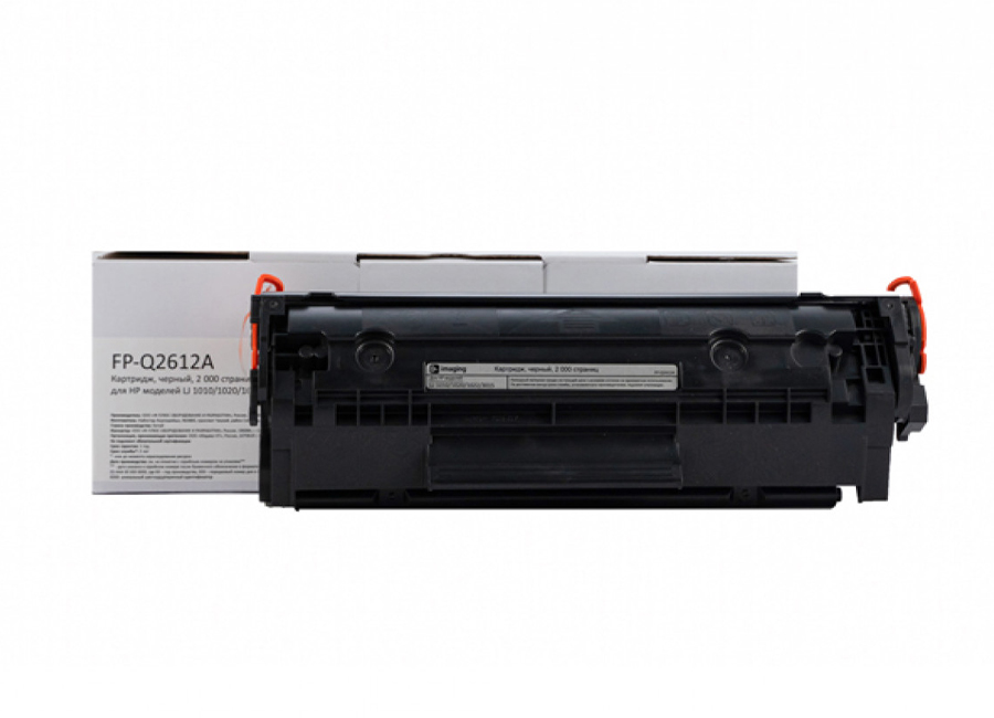 Картридж F+ Imaging FP-Q2612A, черный, 2000 стр.