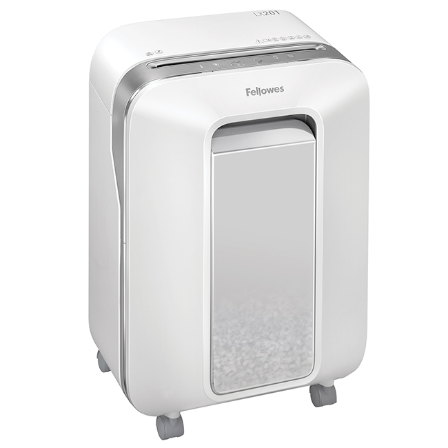 Шредер (уничтожитель) Fellowes Powershred LX201 (2x12 мм) белый