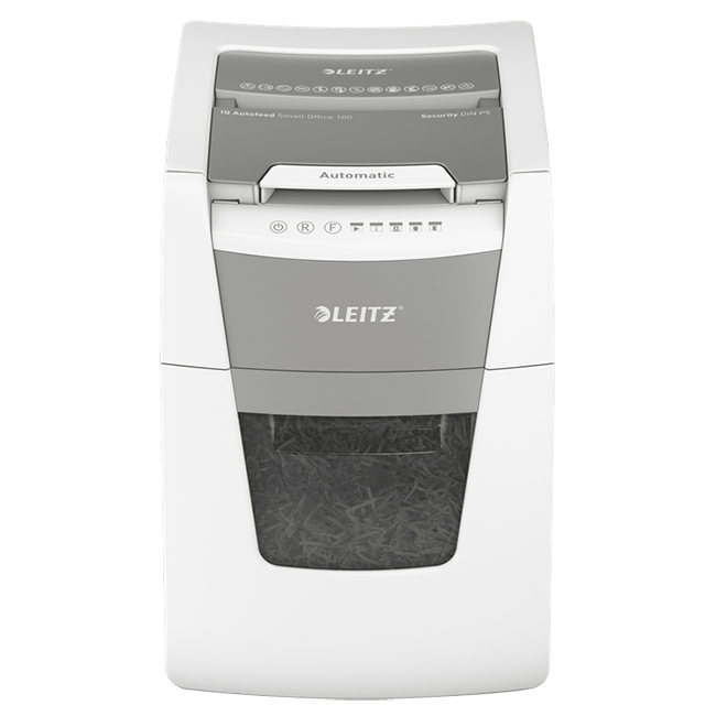 Шредер (уничтожитель) Leitz IQ Autofeed Small Office 100 P5 (2x15 мм)