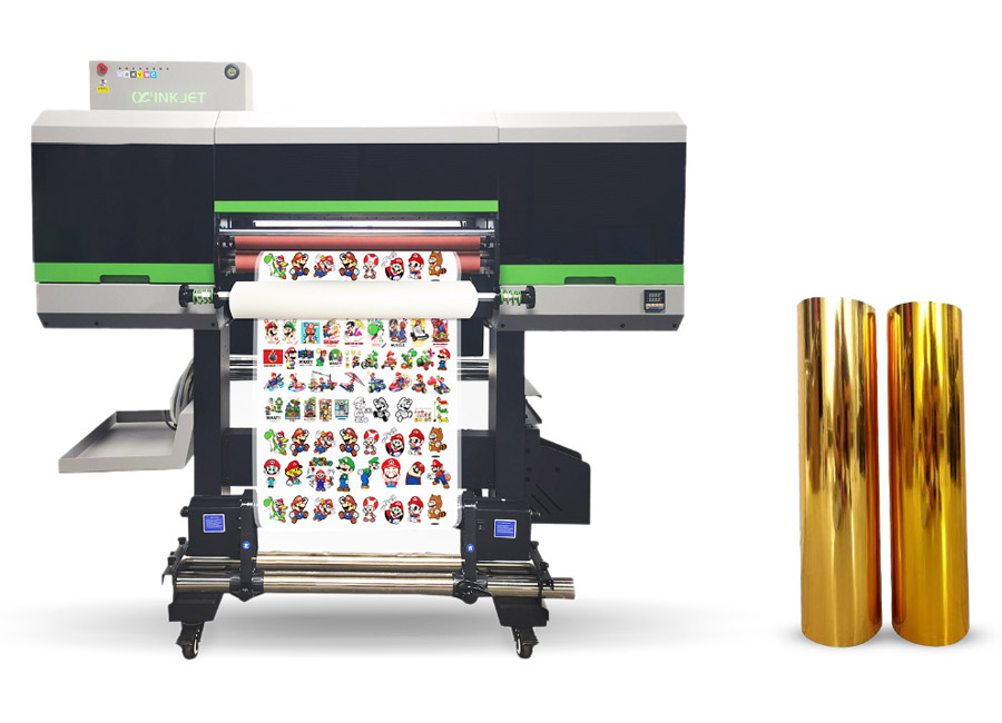 Комплекс для UV DTF Gold печати AJ-600EX/75, 60 см, 4 x Epson i1600, ламинатор 75 см, RIP, ВВЭ