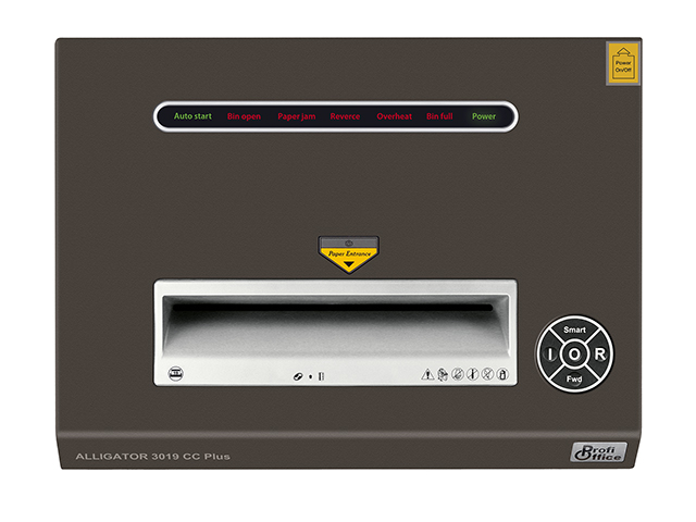 Шредер (уничтожитель) ProfiOffice Alligator 3019 CC+ (2x15 мм)