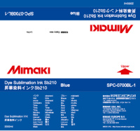 Чернила для плоттеров Mimaki SB210 Blue