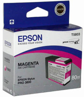 Картридж для плоттеров Epson T580A Vivid Magenta 80 мл (C13T580A00)