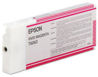 Картридж для плоттеров Epson T6063 Vivid Magenta 220 мл (C13T606300)