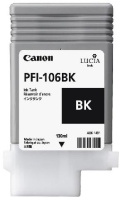 Картридж для плоттеров Canon PFI-106BK Black 130 мл (6621B001)