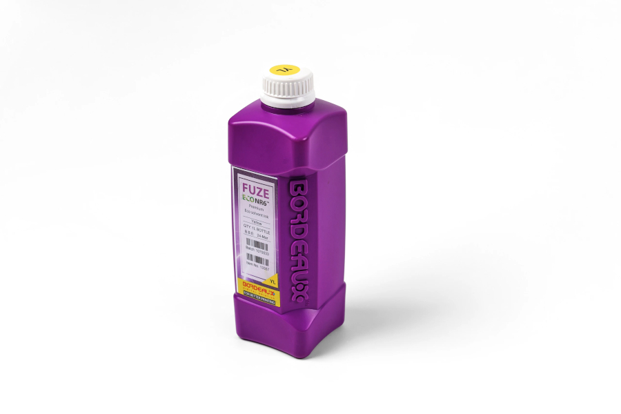 Чернила для плоттеров Экосольвентные Bordeaux FUZE Eco NR6 yellow, 1 л (бутыль)