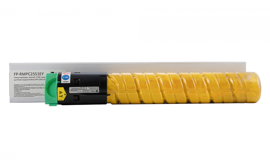 Тонер-картридж Fplus FP-RMPC2551EY, желтый, 9500 стр.