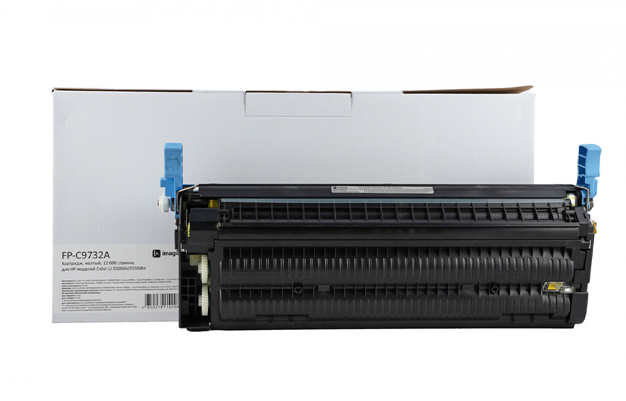 Картридж F+ Imaging FP-C9732A, желтый, 12000 стр.
